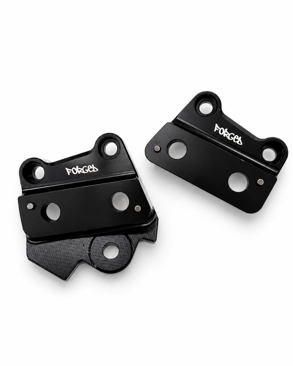 Talaria XXX Metal Foot Peg Brackets | CNC Upgrade Mounts (Black & Chrome) Forged Racing