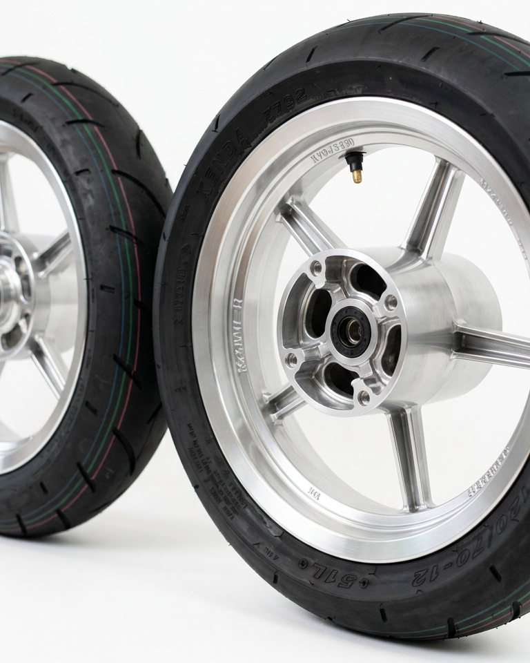 Mini Moto 12' inch Supermoto Wheelset (Yozma, Tuttio, Rtr, Heybike, and More)