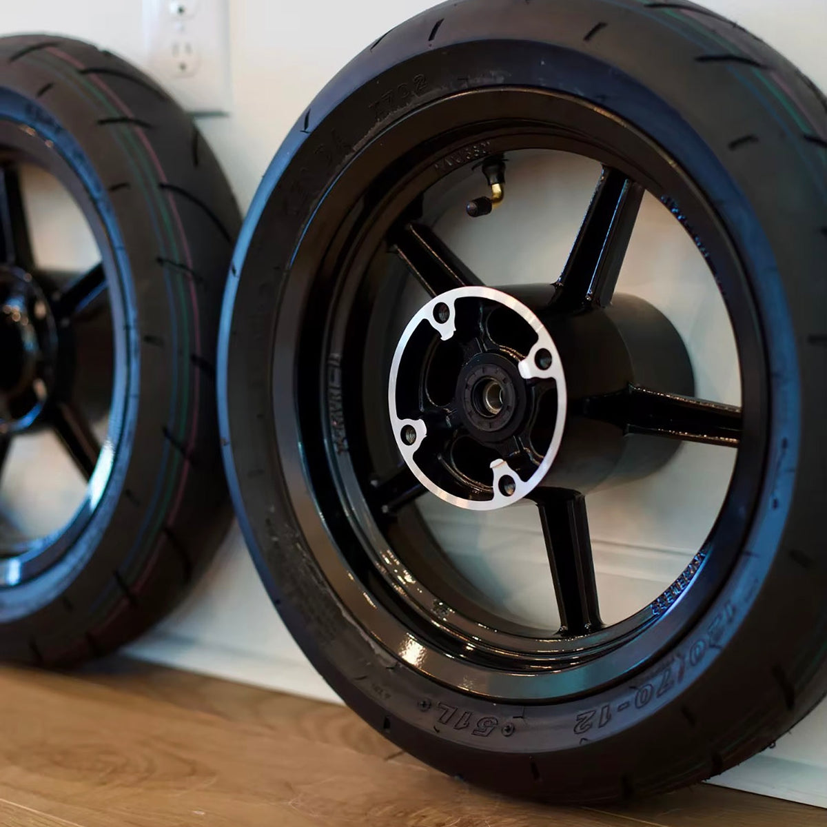 12” Kenda Curve Supermoto Wheel Set for Tuttio & Yozma Rotor And Sprocket