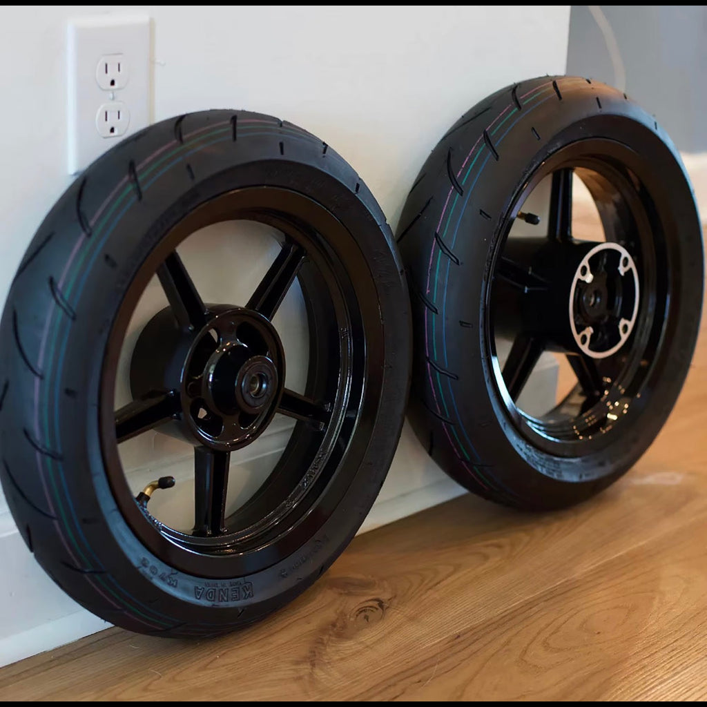 12” Kenda Curve Supermoto Wheel Set for Tuttio & Yozma Rotor And Sprocket