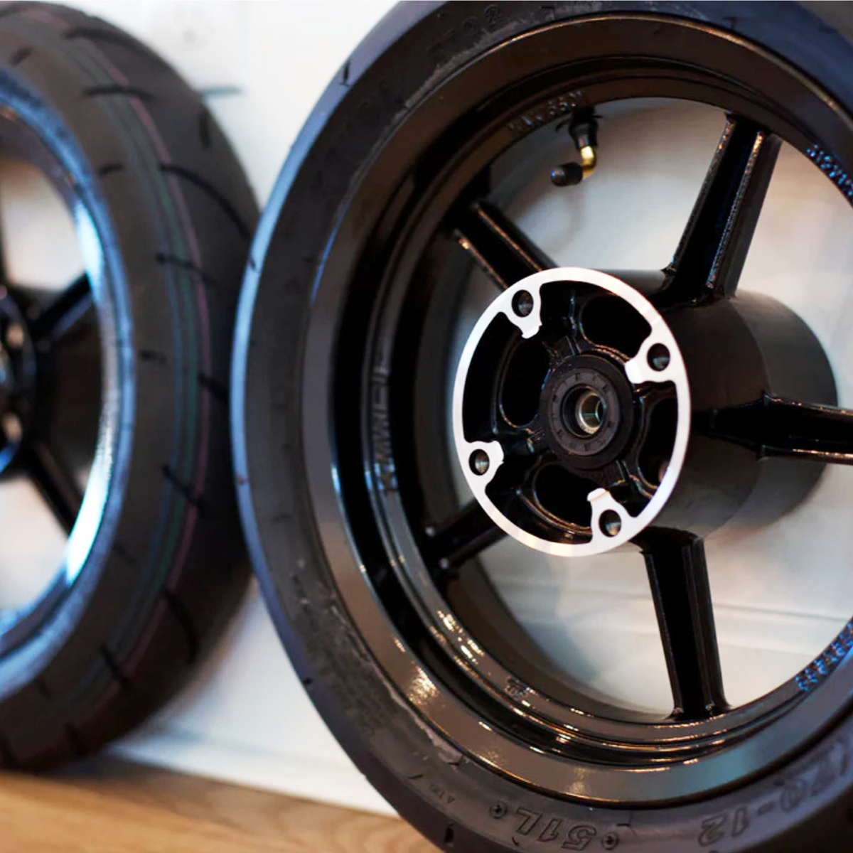 12-inch supermoto wheel set for Tuttio, Yozma, HeyBike and Razor mini motos - additional view