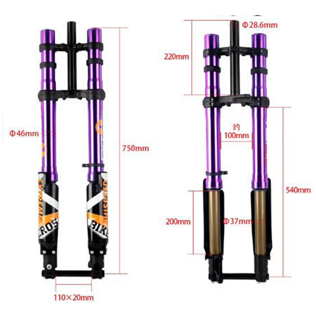 ALX13RC (2.0) FastAce Fork for E-Moto