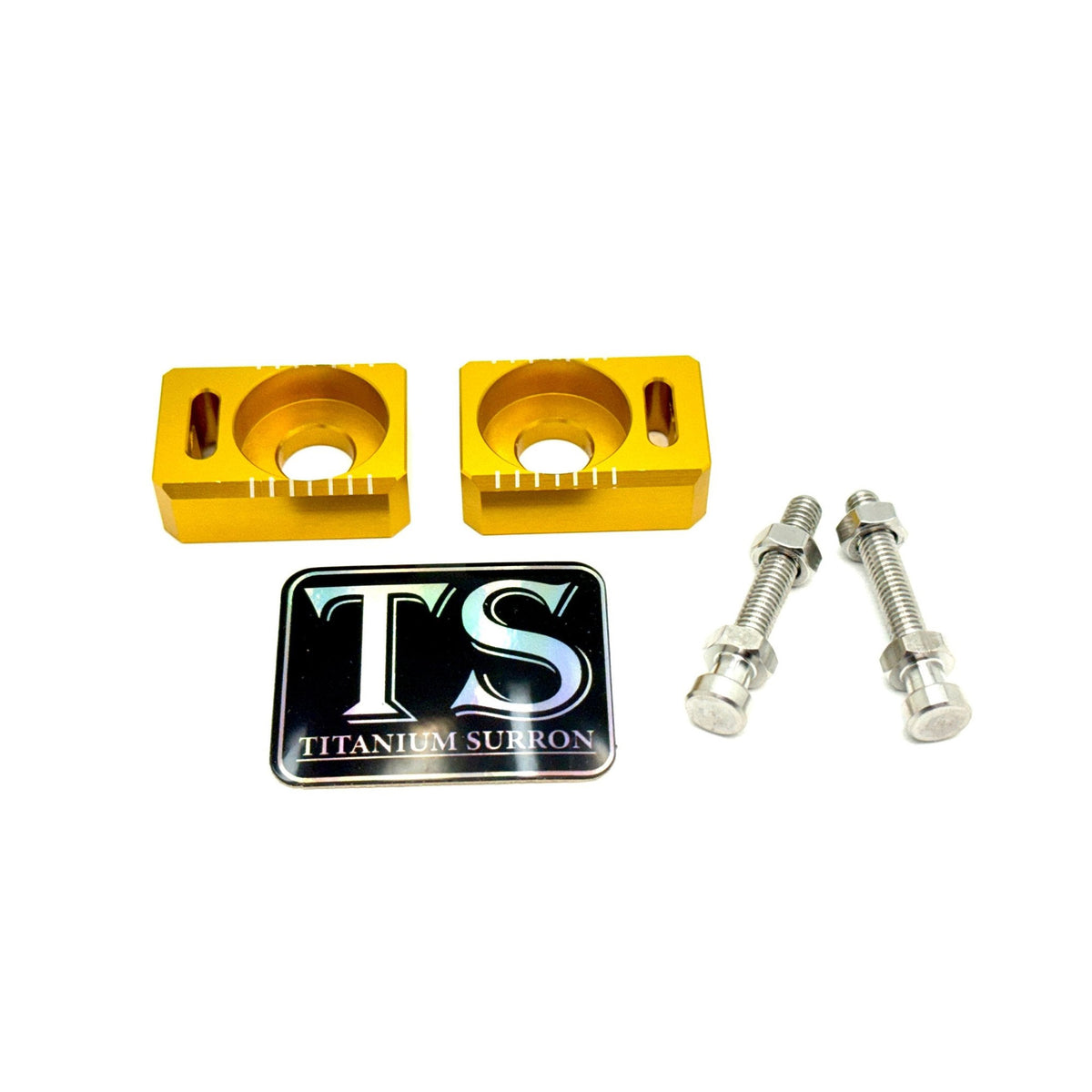 Axle Block / Chain Tensioner — E-Moto