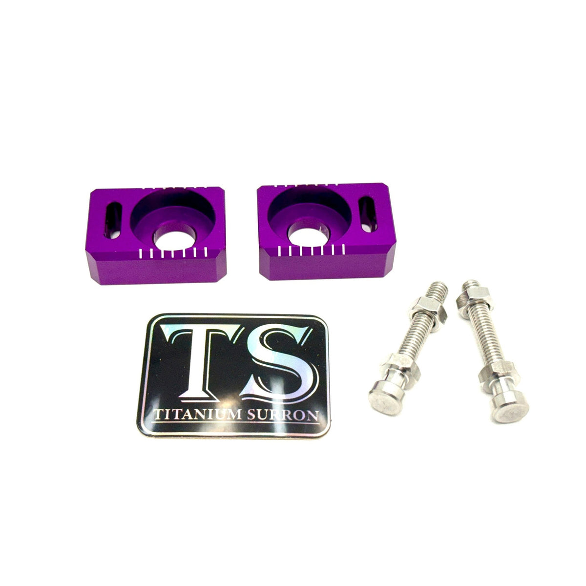 Axle Block / Chain Tensioner — E-Moto