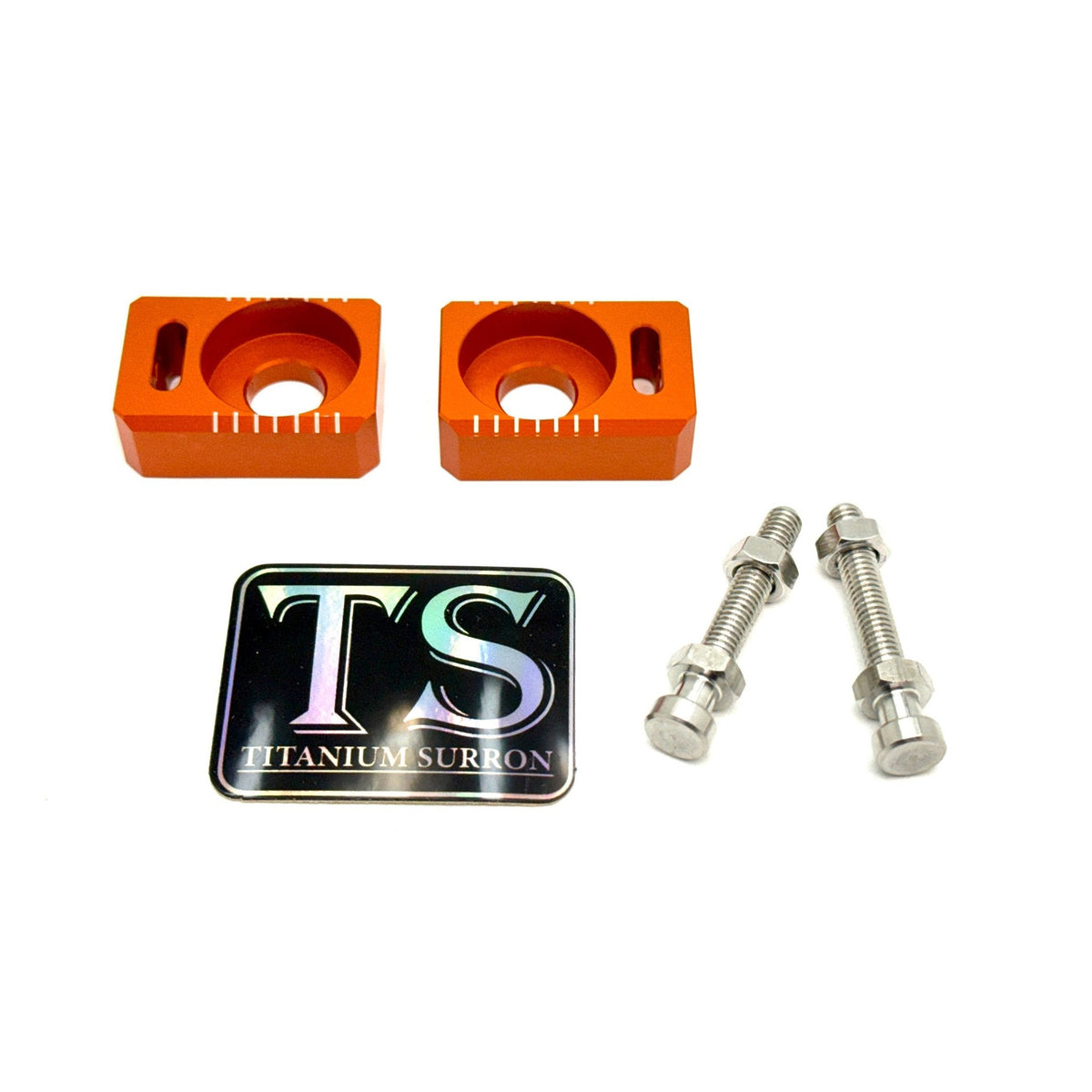 Axle Block / Chain Tensioner — E-Moto