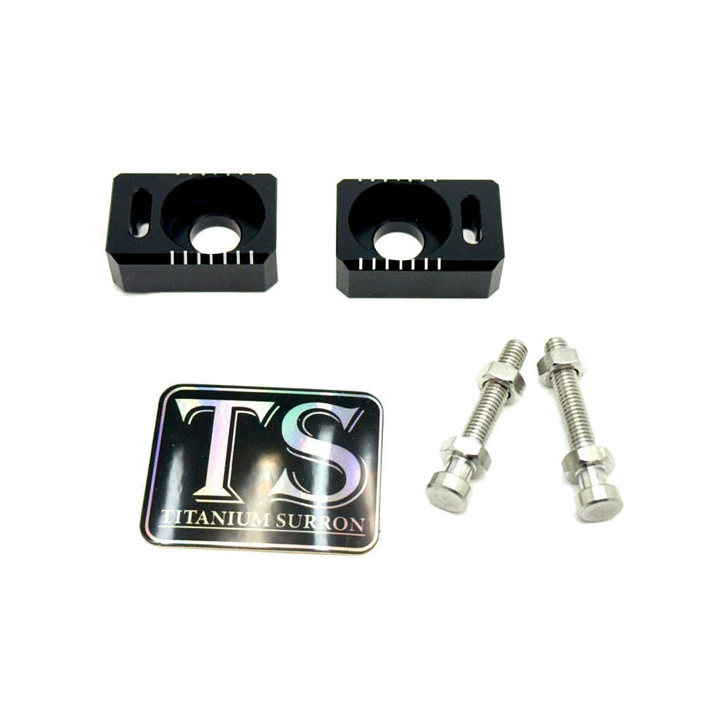 Axle Block / Chain Tensioner — E-Moto