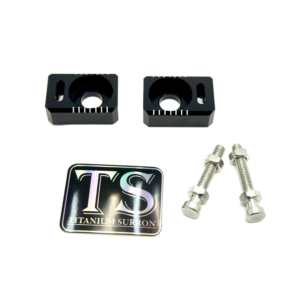 Axle Block / Chain Tensioner — E-Moto