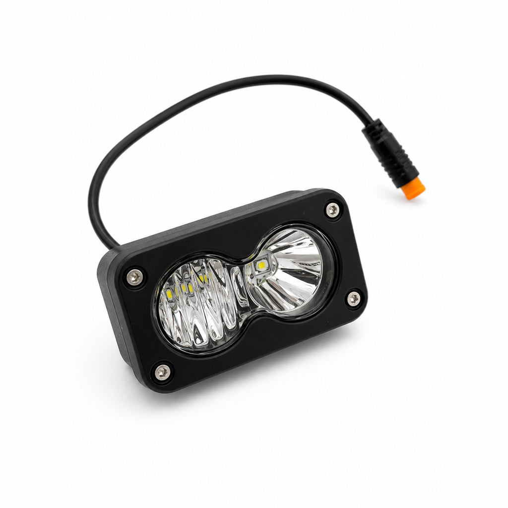 Baja Light (Plug & Play) | High-Power Waterproof E-Bike Headlight Kit (Ridstar Q20) Forged Racing