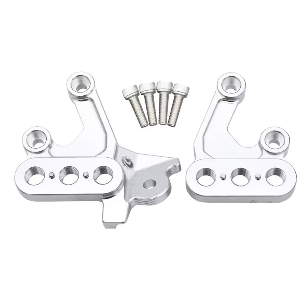 Chrome Peg Mounts + Peg Bracket
