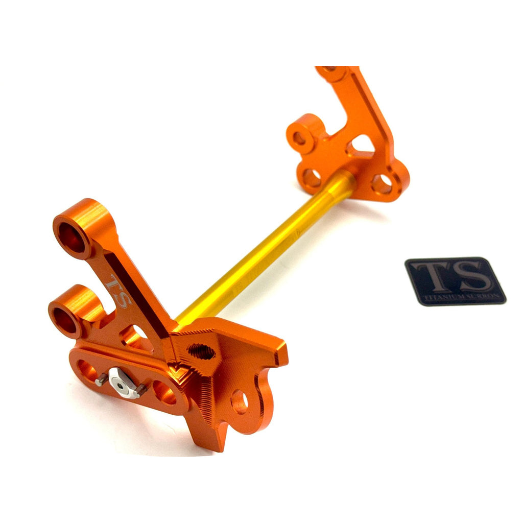 CNC Aluminum Footpeg Bracket Assembly  Surron LBX / Segway X160 X260 Titanium Surron