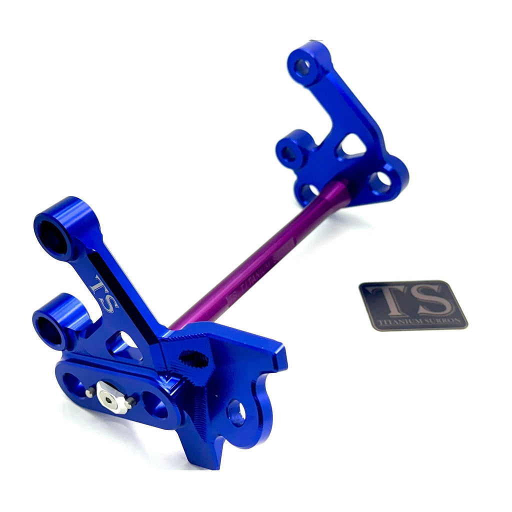 CNC Aluminum Footpeg Bracket Assembly  Surron LBX / Segway X160 X260 Titanium Surron