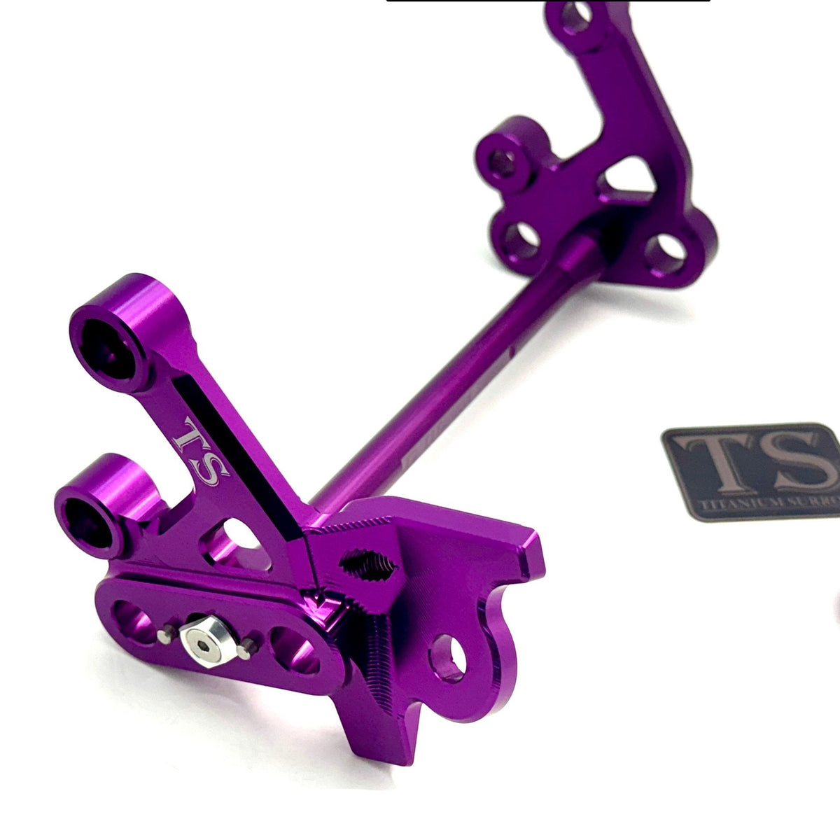CNC Aluminum Footpeg Bracket Assembly  Surron LBX / Segway X160 X260 Titanium Surron