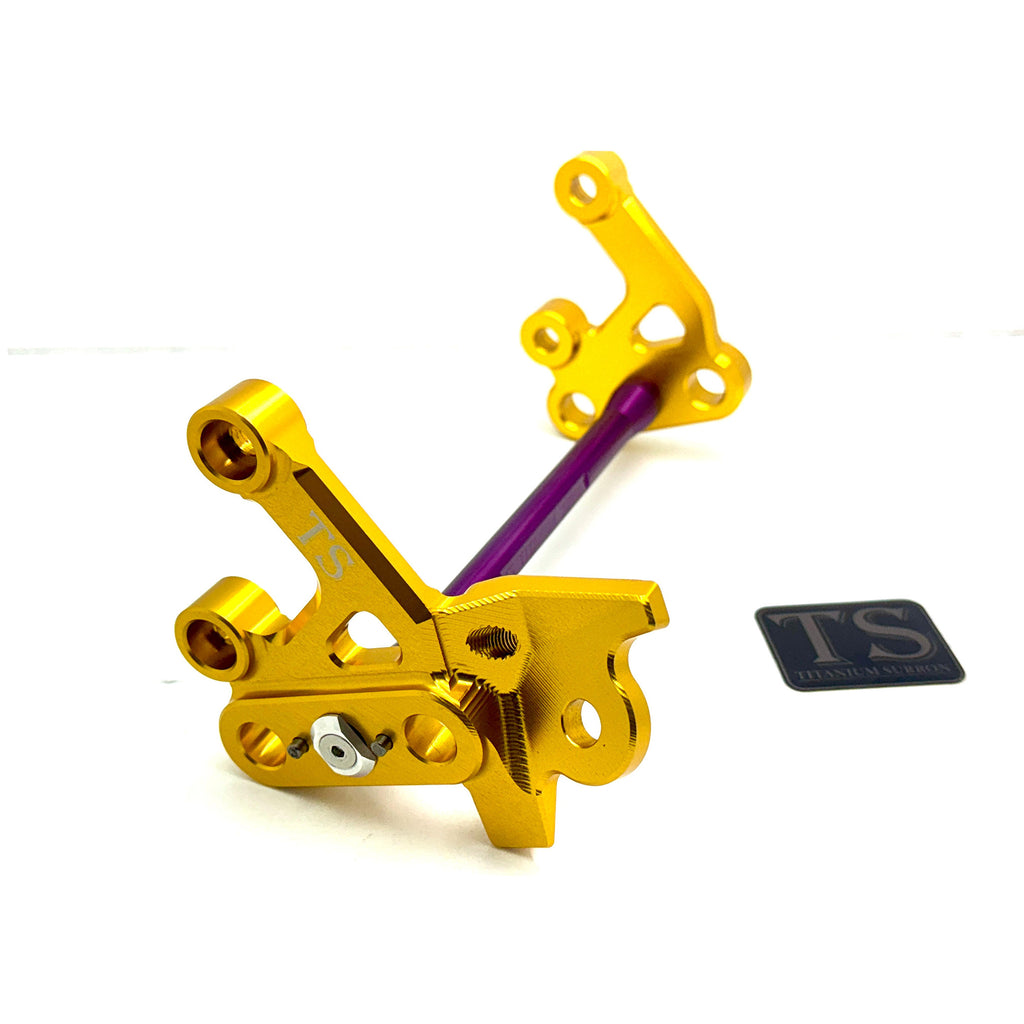 CNC Aluminum Footpeg Bracket Assembly  Surron LBX / Segway X160 X260 Titanium Surron