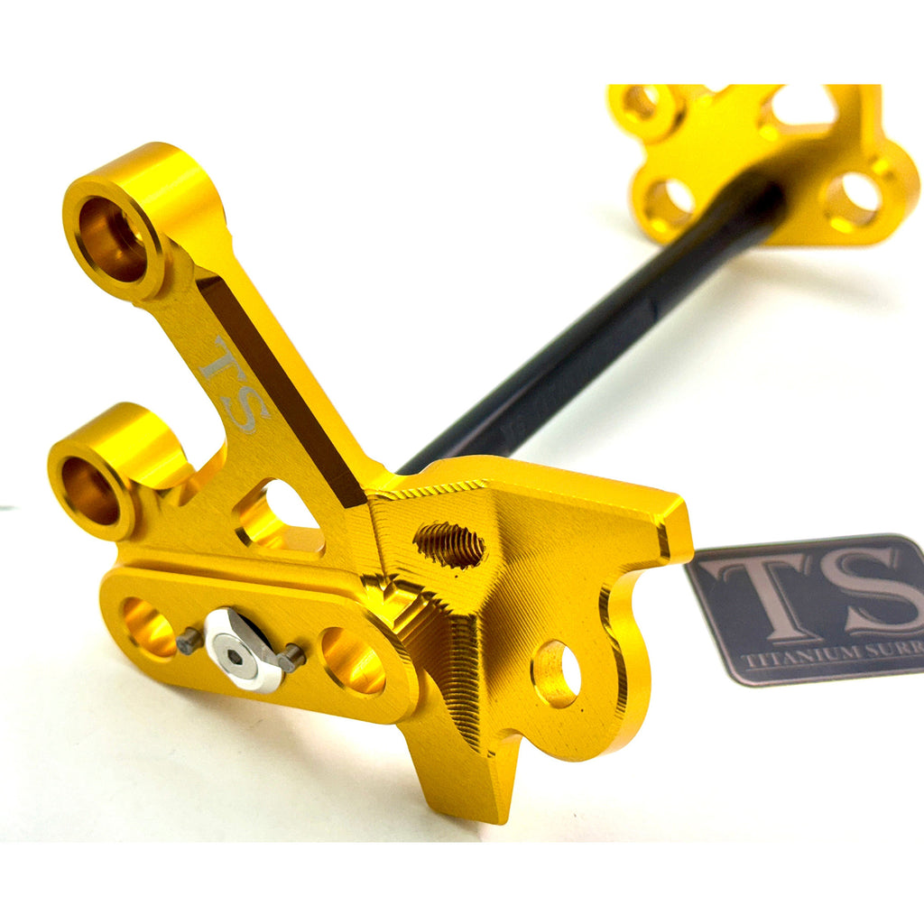 CNC Aluminum Footpeg Bracket Assembly  Surron LBX / Segway X160 X260 Titanium Surron