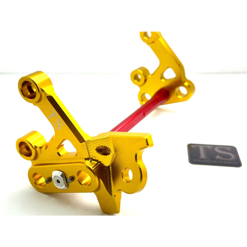 CNC Aluminum Footpeg Bracket Assembly  Surron LBX / Segway X160 X260 Titanium Surron