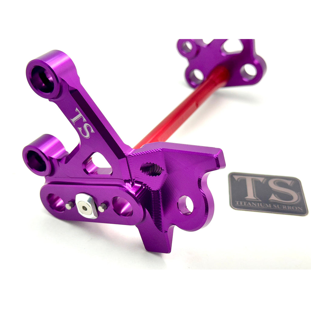 CNC Aluminum Footpeg Bracket Assembly  Surron LBX / Segway X160 X260 Titanium Surron