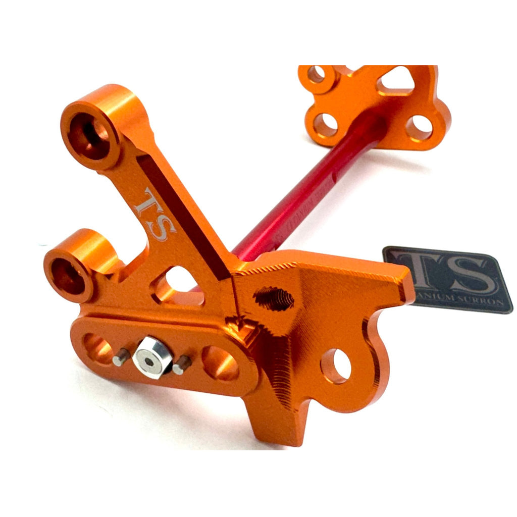 CNC Aluminum Footpeg Bracket Assembly  Surron LBX / Segway X160 X260 Titanium Surron