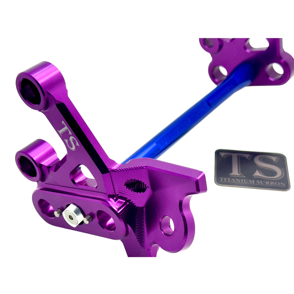 CNC Aluminum Footpeg Bracket Assembly  Surron LBX / Segway X160 X260 Titanium Surron