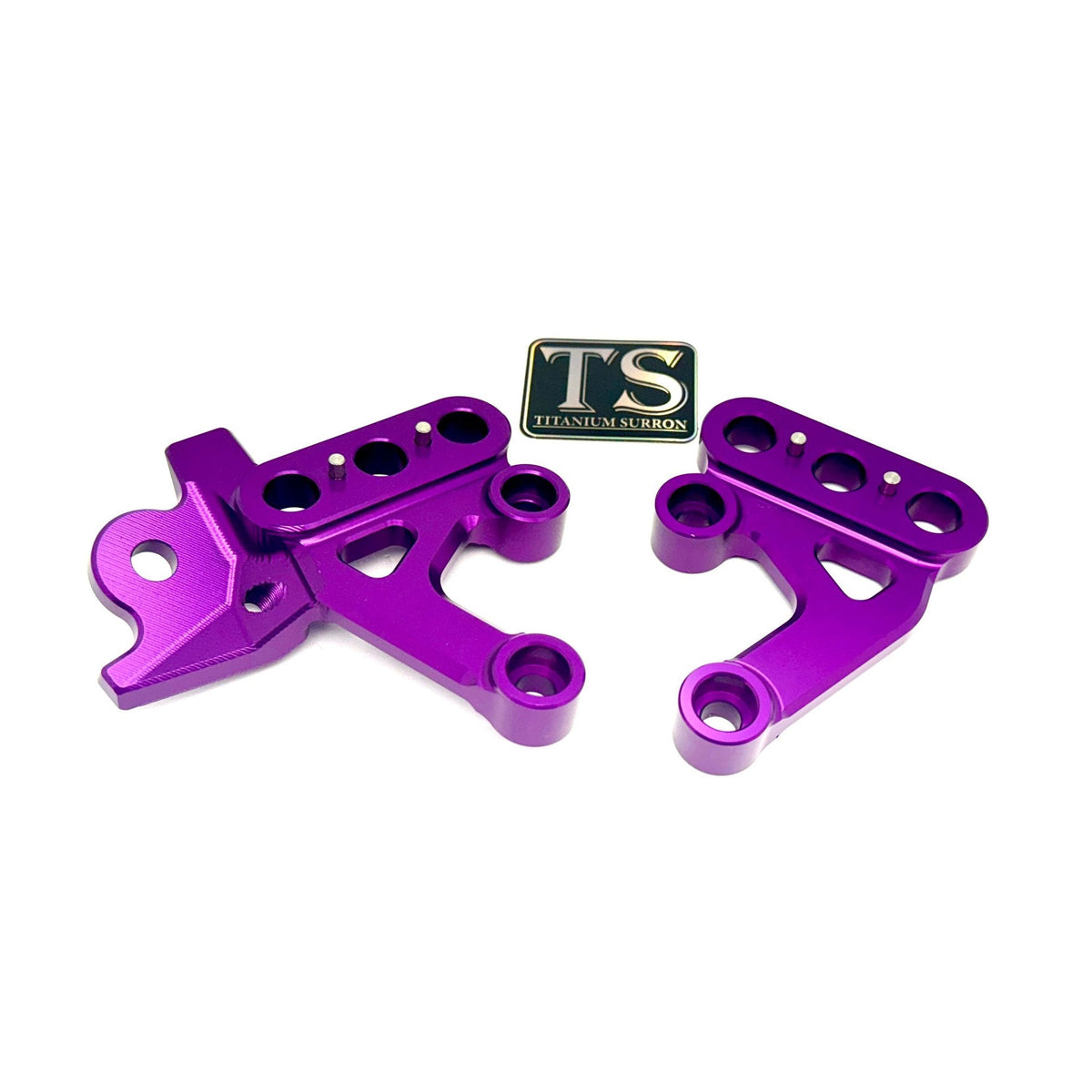 CNC Aluminum Footpeg Bracket — E-Moto Titanium Surron