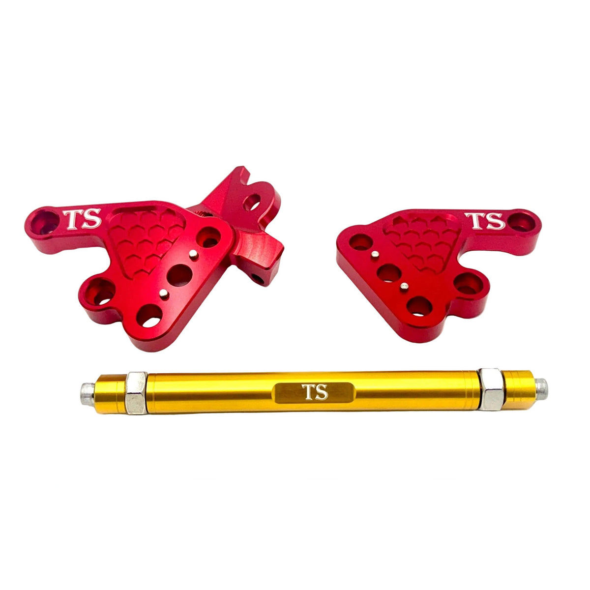 Custom CNC Aluminum Footpeg Bracket Assembly Talaria MX3, MX4 Titanium Surron