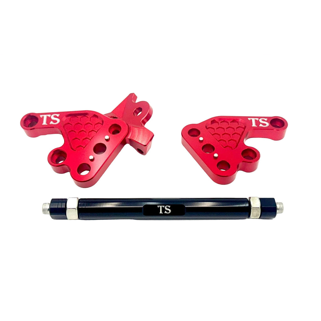Custom CNC Aluminum Footpeg Bracket Assembly Talaria MX3, MX4 Titanium Surron
