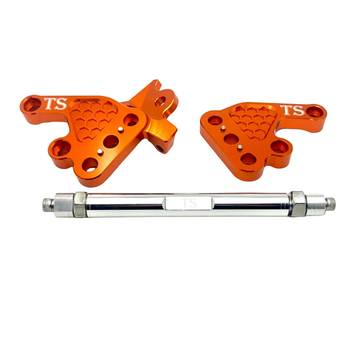 Custom CNC Aluminum Footpeg Bracket Assembly Talaria MX3, MX4 Titanium Surron