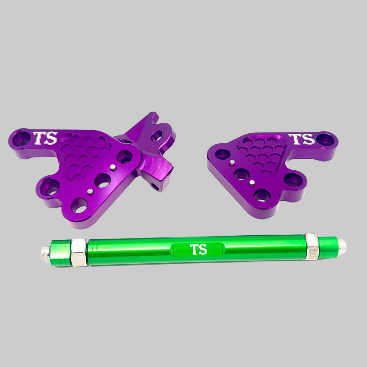Custom CNC Aluminum Footpeg Bracket Assembly Talaria MX3, MX4 Titanium Surron