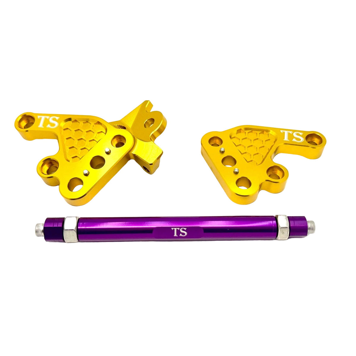 Custom CNC Aluminum Footpeg Bracket Assembly Talaria MX3, MX4 Titanium Surron