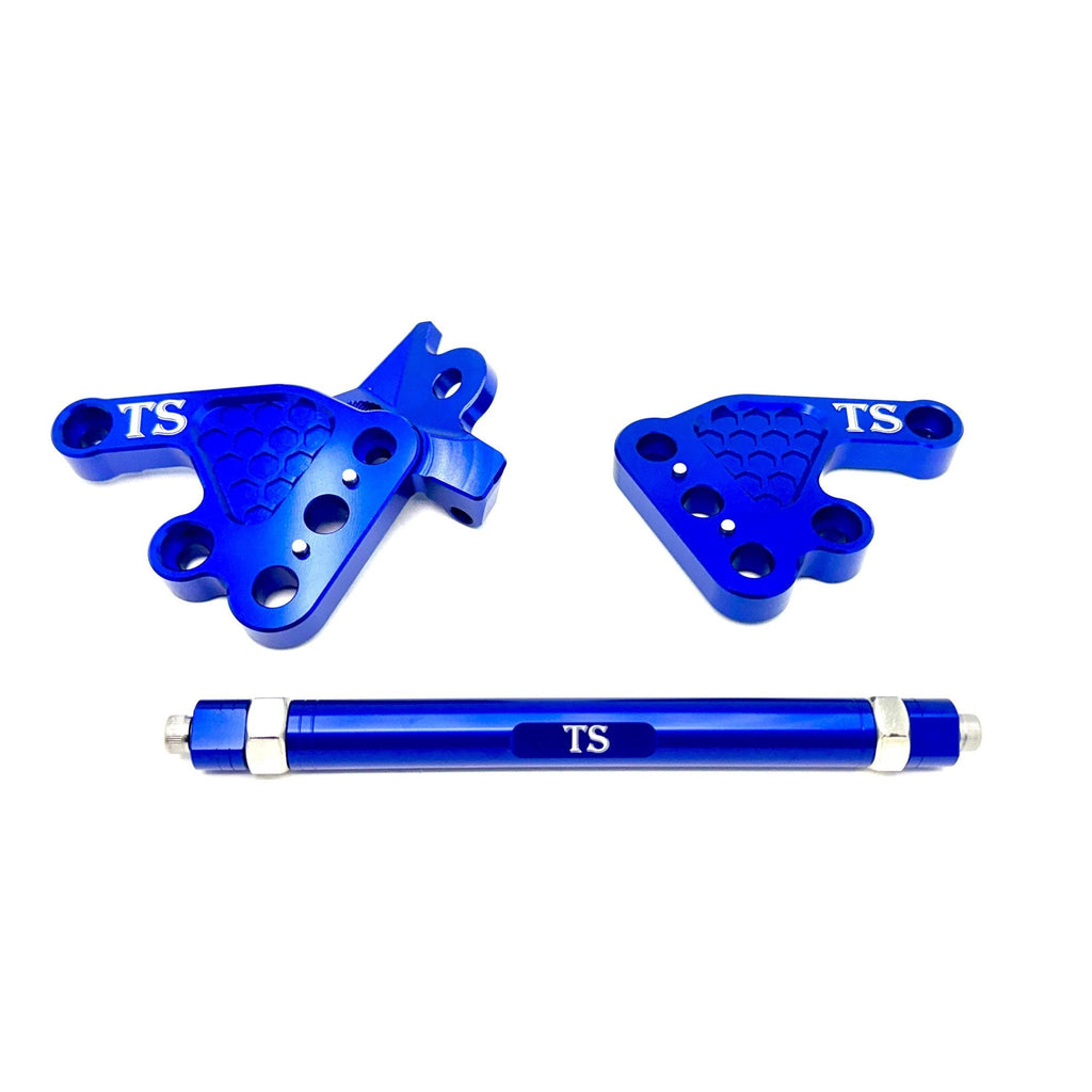 Custom CNC Aluminum Footpeg Bracket Assembly Talaria MX3, MX4 Titanium Surron