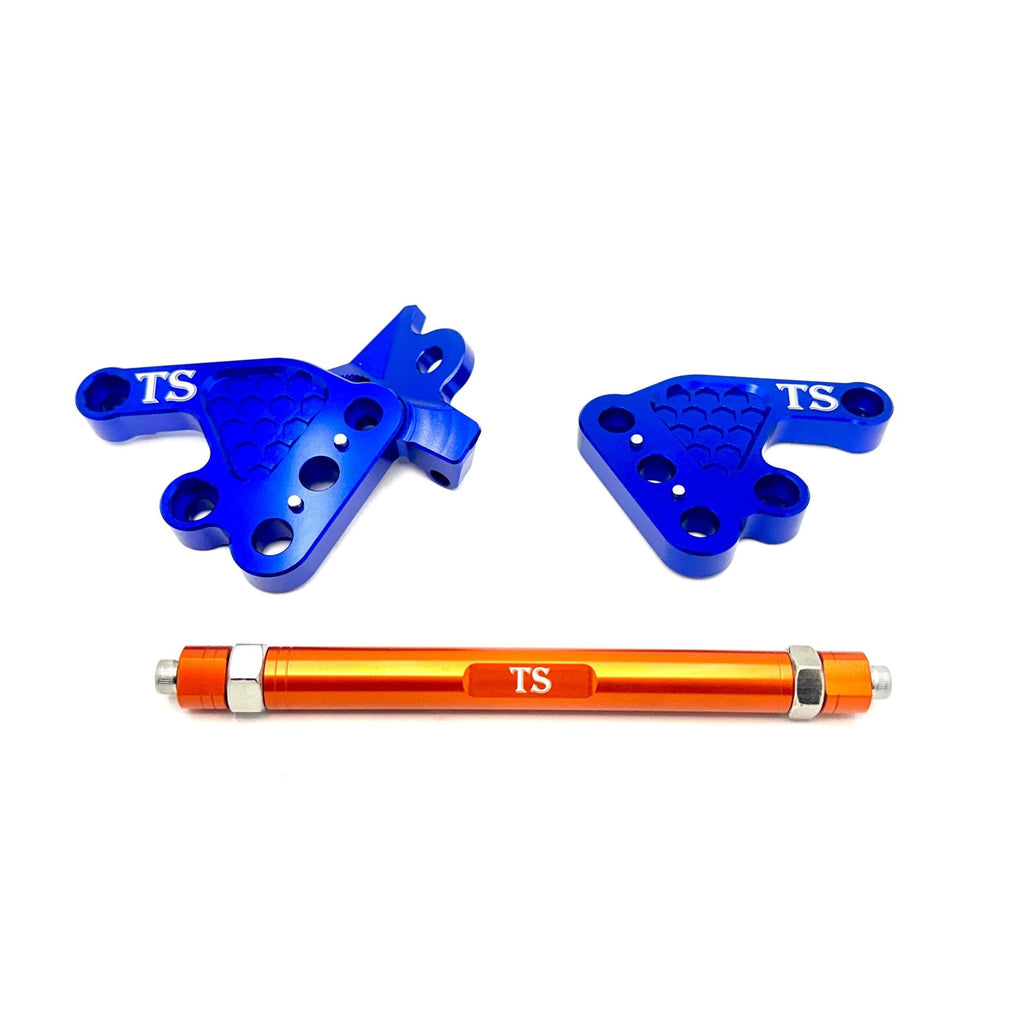Custom CNC Aluminum Footpeg Bracket Assembly Talaria MX3, MX4 Titanium Surron