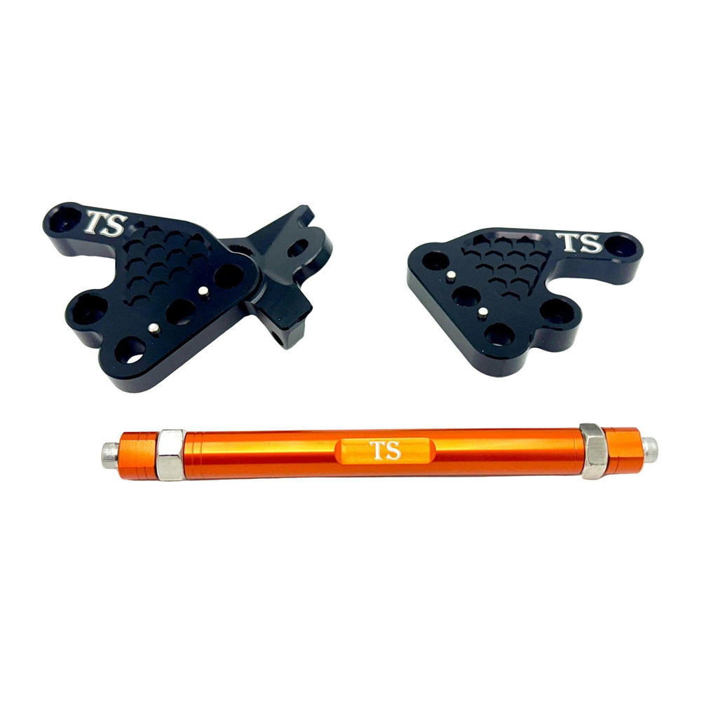 Custom CNC Aluminum Footpeg Bracket Assembly Talaria MX3, MX4 Titanium Surron