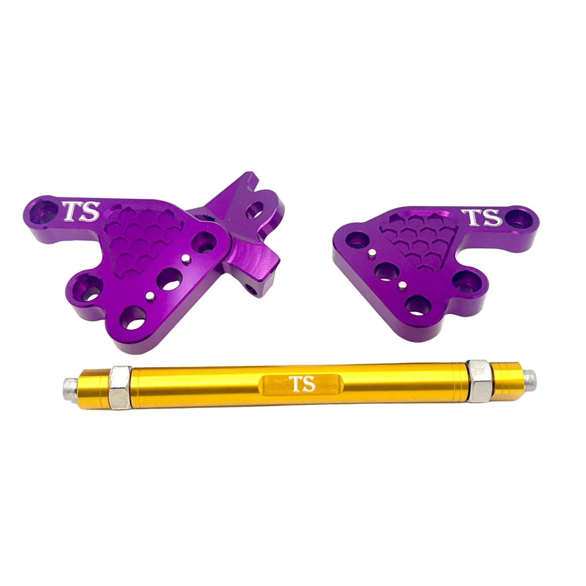 Custom CNC Aluminum Footpeg Bracket Assembly Talaria MX3, MX4 Titanium Surron