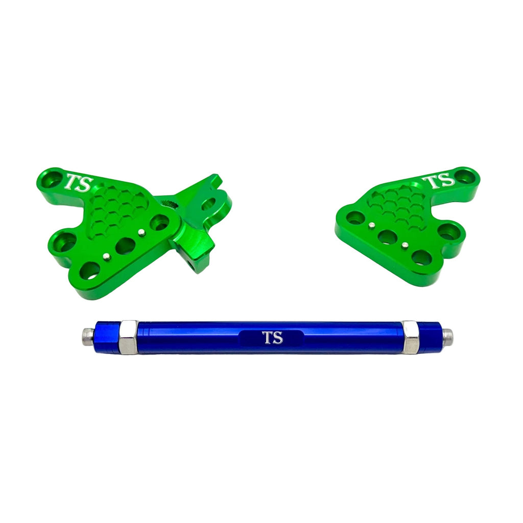 Custom CNC Aluminum Footpeg Bracket Assembly Talaria MX3, MX4 Titanium Surron