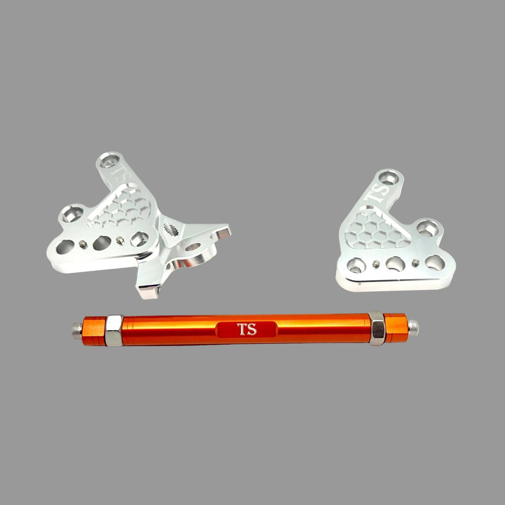 Custom CNC Aluminum Footpeg Bracket Assembly Talaria MX3, MX4 Titanium Surron