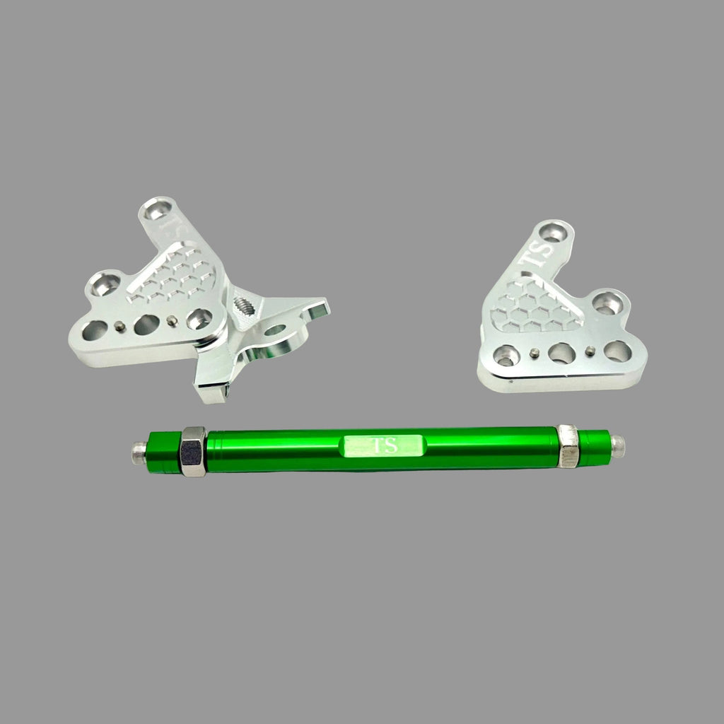 Custom CNC Aluminum Footpeg Bracket Assembly Talaria MX3, MX4 Titanium Surron