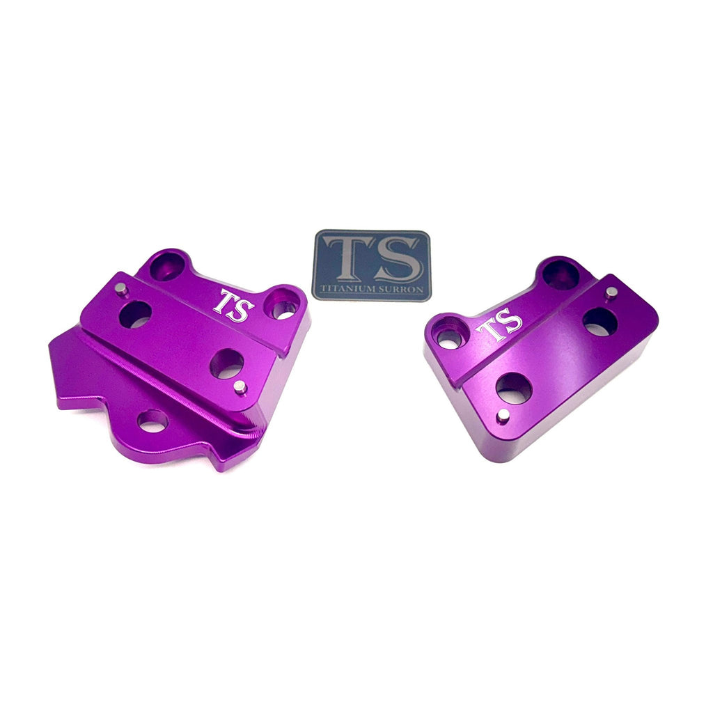 Custom CNC Aluminum Footpeg Brackets for Talaria X3 (XXX models) Titanium Surron