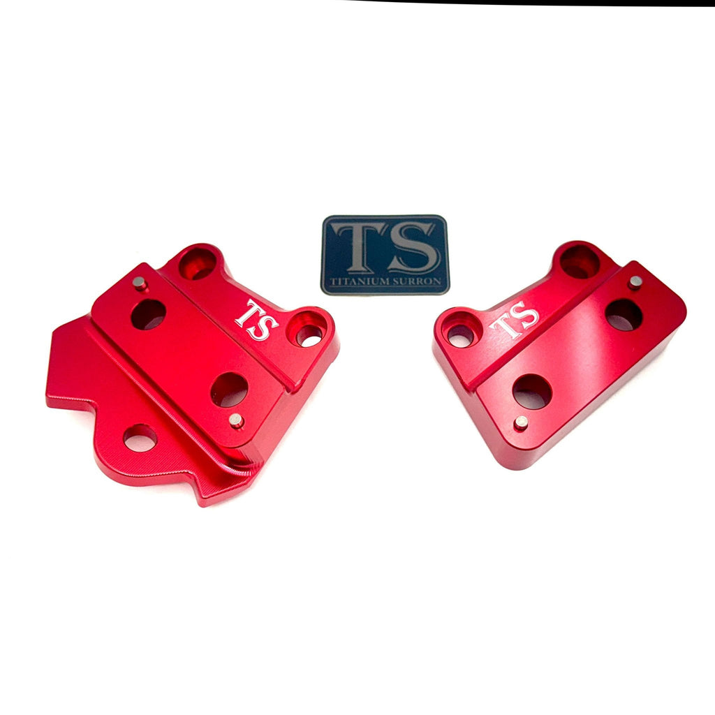 Custom CNC Aluminum Footpeg Brackets for Talaria X3 (XXX models) Titanium Surron
