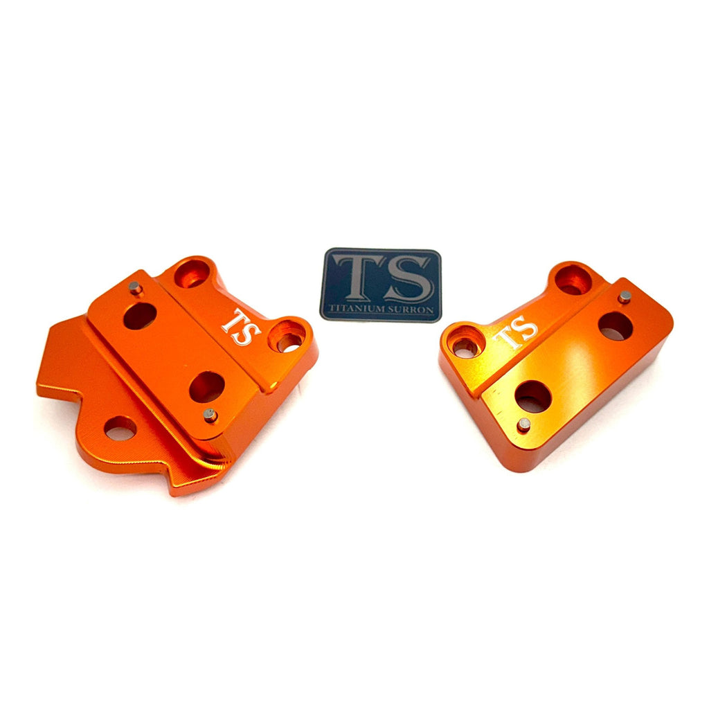 Custom CNC Aluminum Footpeg Brackets for Talaria X3 (XXX models) Titanium Surron
