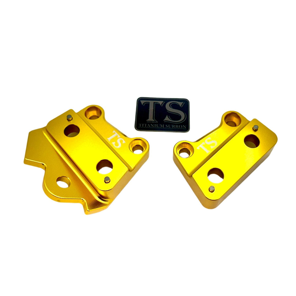 Custom CNC Aluminum Footpeg Brackets for Talaria X3 (XXX models) Titanium Surron