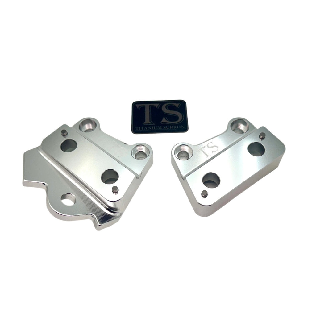 Custom CNC Aluminum Footpeg Brackets for Talaria X3 (XXX models) Titanium Surron