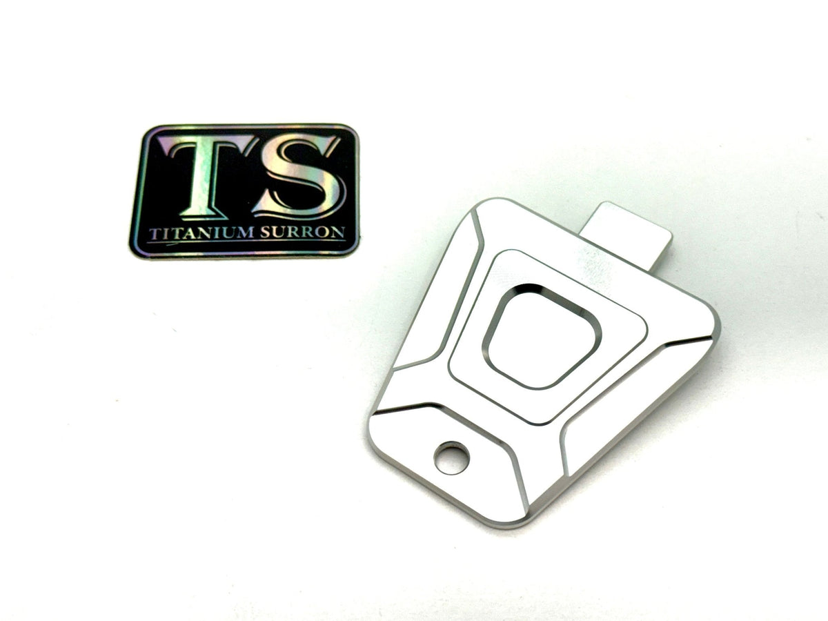 CNC Aluminum Horn Delete Cover — E-Ride Pro & Surron