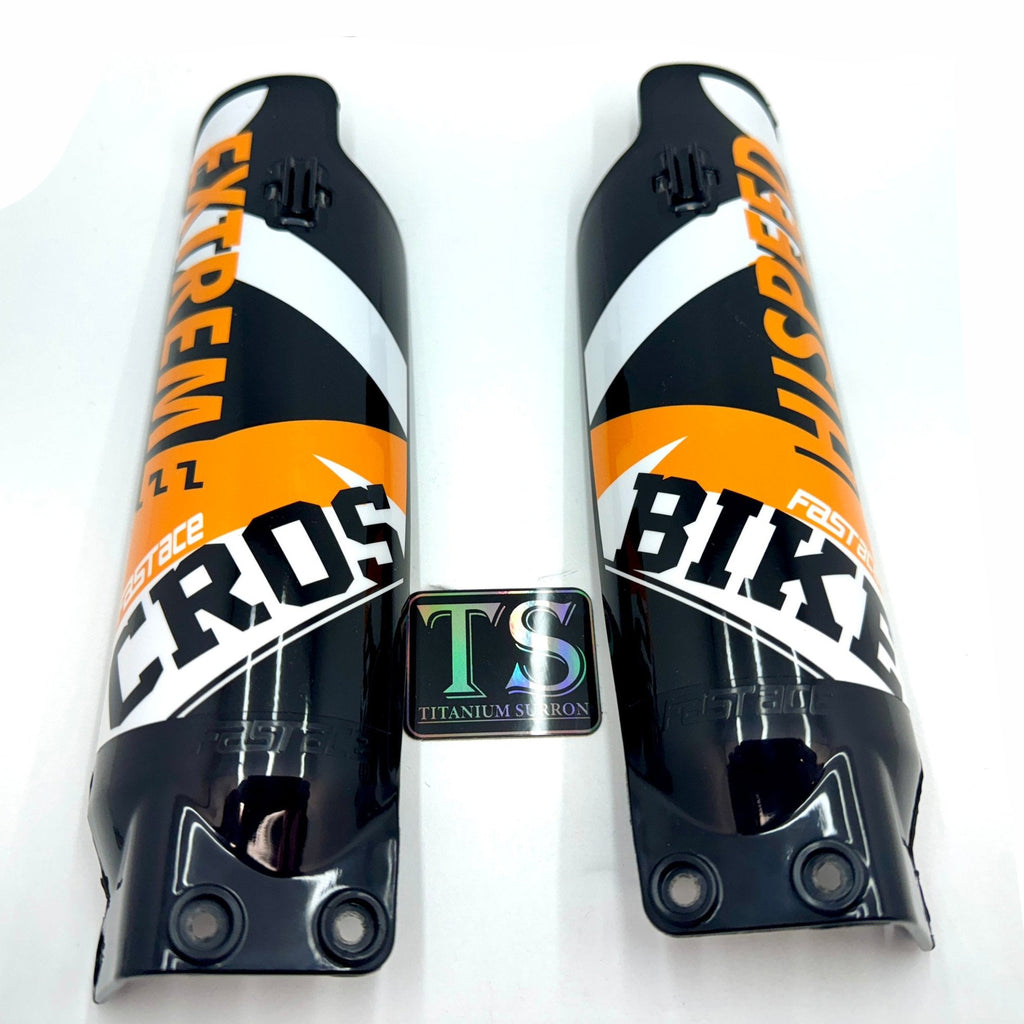 FastAce Fork Plastic Replacement Guards Titanium Surron