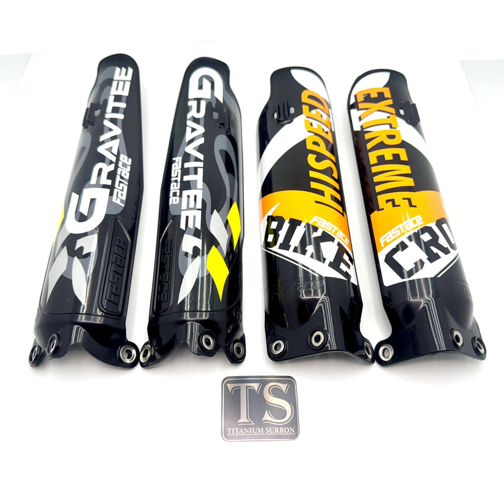 FastAce Fork Plastic Replacement Guards Titanium Surron