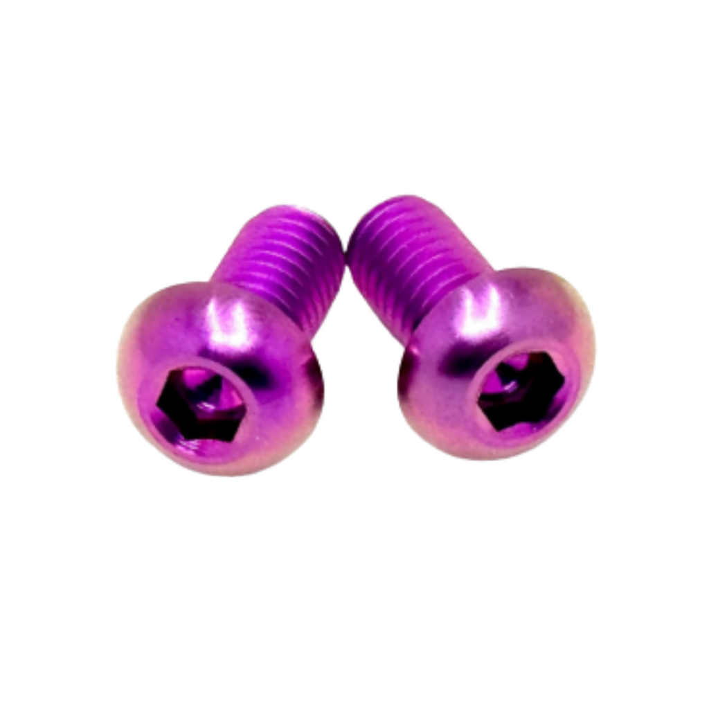 Formula hydraulic brake reservoir bolts, 2-piece set - close-up detail