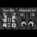 Fox 40/Bomber 58 Fork Guard Decals JBP