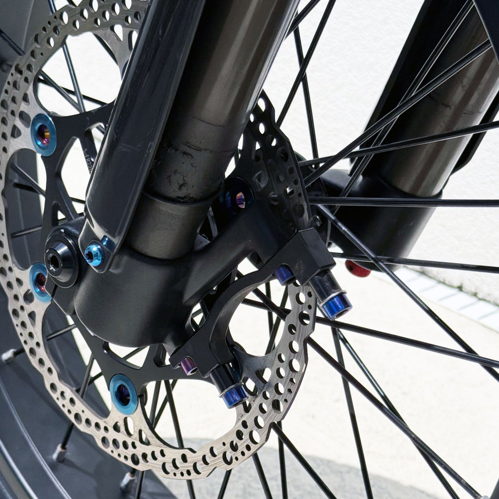 Ghostcat F4X and F3X titanium bolt kit V2, 28-piece set - alternate angle