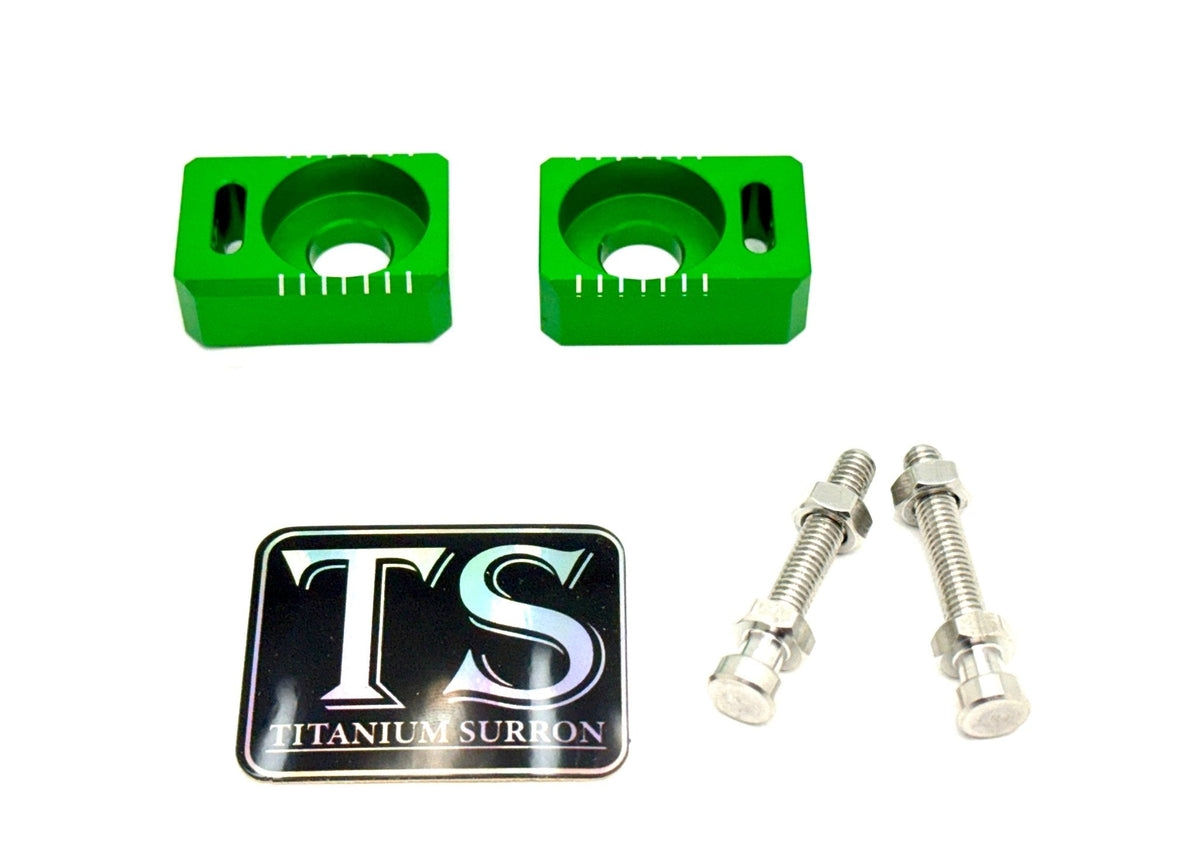 Axle Block / Chain Tensioner — E-Moto