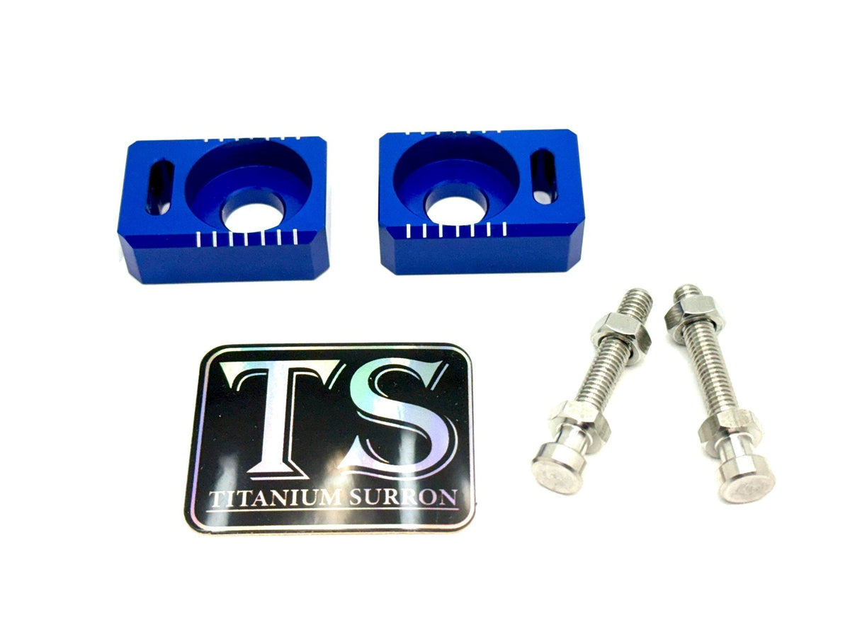 Axle Block / Chain Tensioner — E-Moto