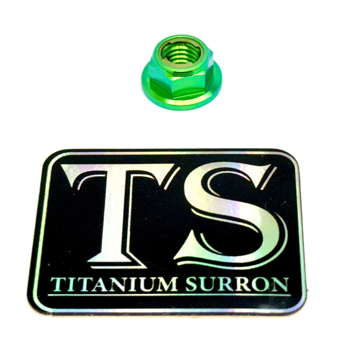 M8 Titanium Grade 5 DIN 6923 Hex Flange Nut