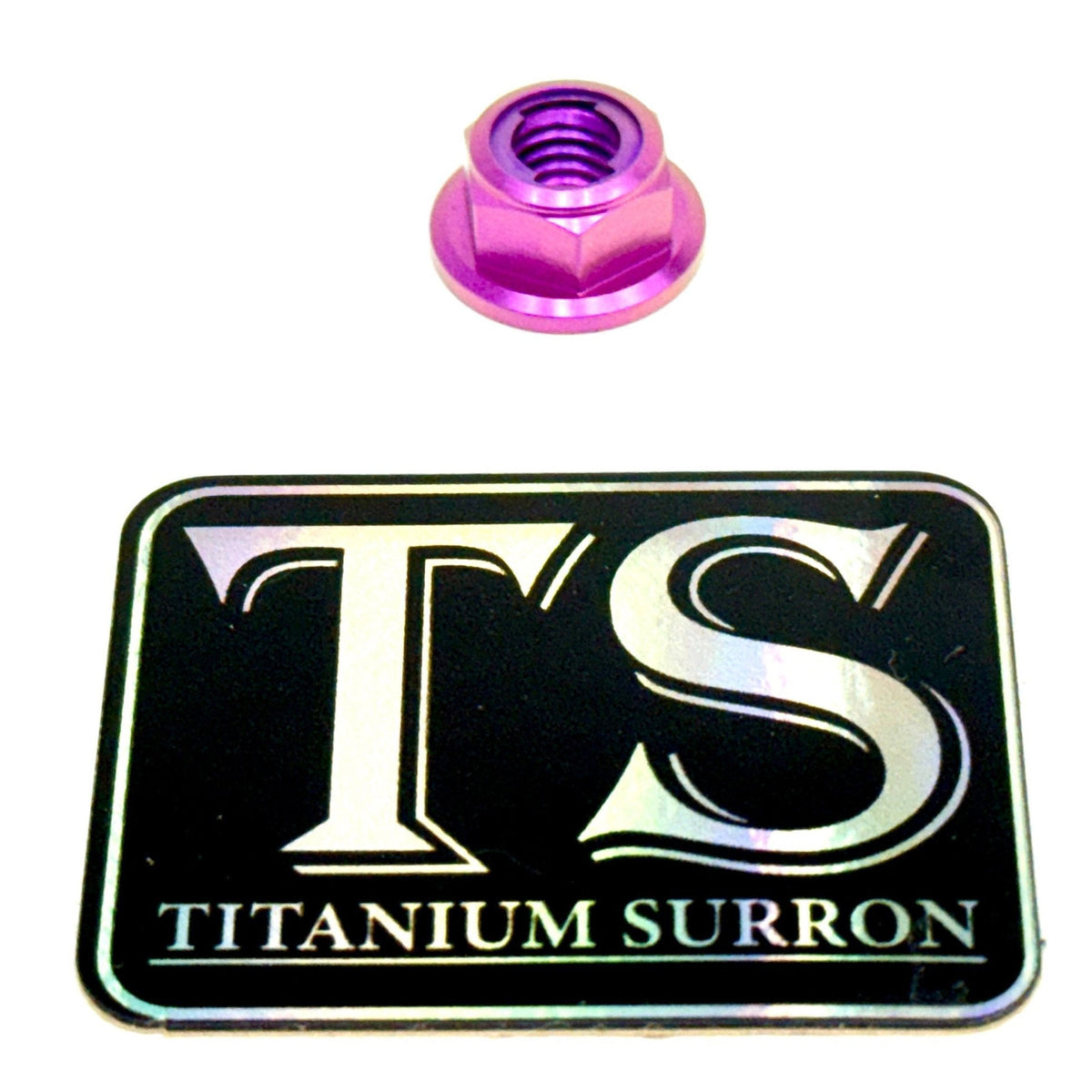 M8 Titanium Grade 5 DIN 6923 Hex Flange Nut
